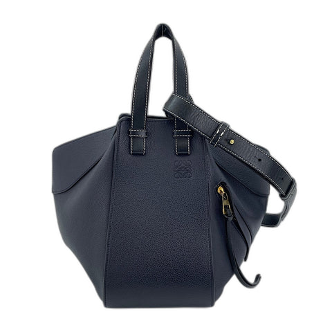 LOEWE Hammock Small 2WAY Handbag Navy WS34945