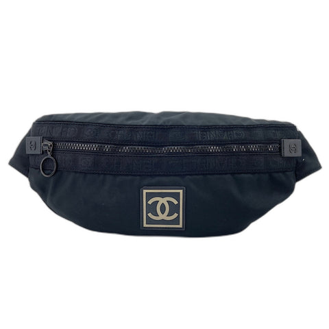 CHANEL Sports line Waist bag black WS34946