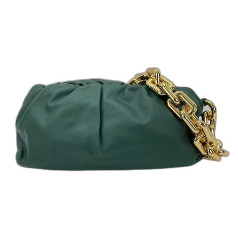 BOTTEGAVENETA The Chain Pouch Shoulder Bag green WS34953