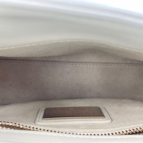 Christian Dior Lady Christian Dior Mini 2WAY Handbag white WS34955