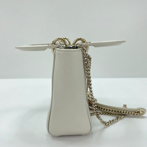 Christian Dior Lady Christian Dior Mini 2WAY Handbag white WS34955
