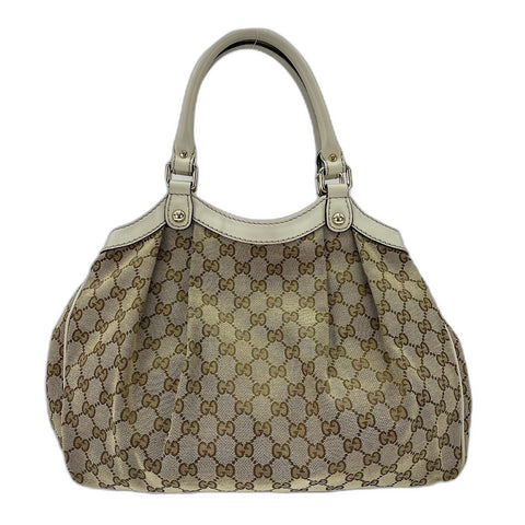GUCCI Sukey Tote Bag beige WS34960
