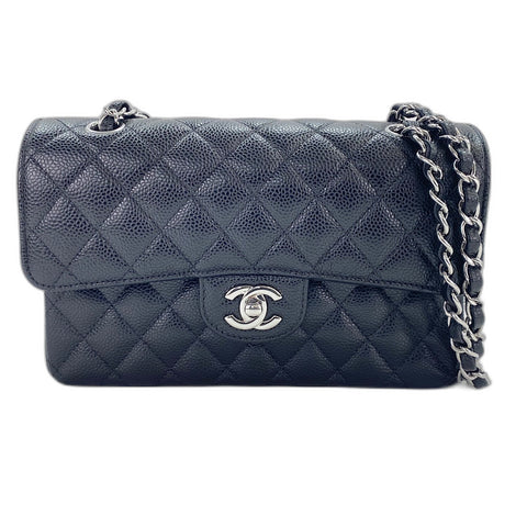 CHANEL Matelasse Small Shoulder Bag black WS34962