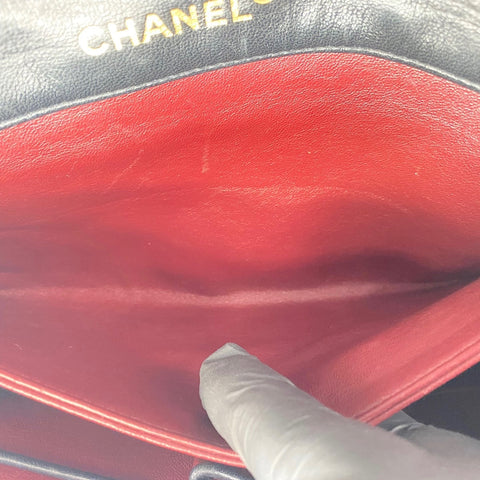 CHANEL Matelasse Shoulder Bag black WS34965