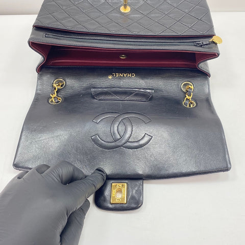 CHANEL Matelasse Shoulder Bag black WS34965