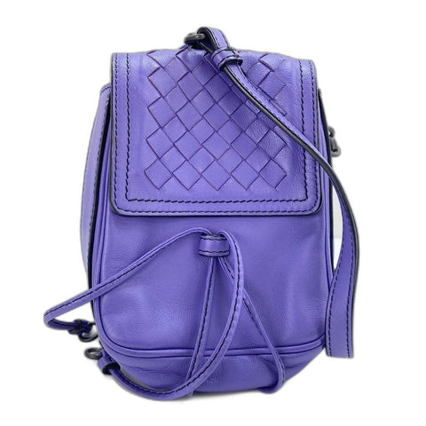 BOTTEGAVENETA INTRECCIATO Shoulder Bag purple WS34968