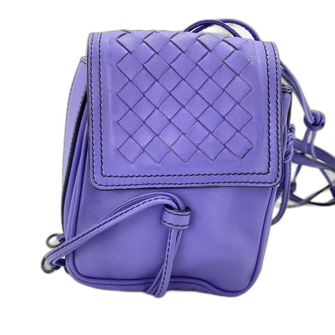 BOTTEGAVENETA INTRECCIATO Shoulder Bag purple WS34968