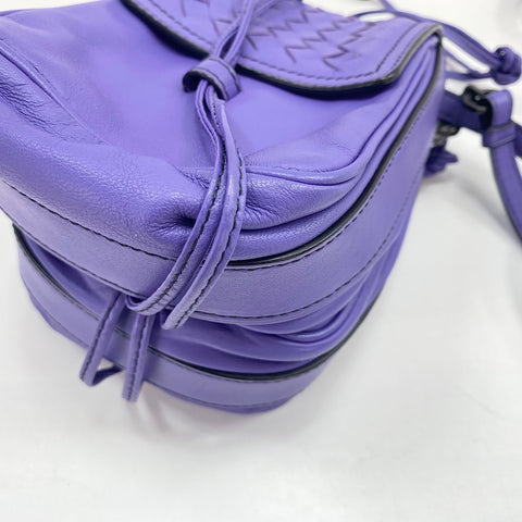 BOTTEGAVENETA INTRECCIATO Shoulder Bag purple WS34968