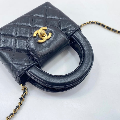 CHANEL Matelasse Shoulder Bag black WS34969