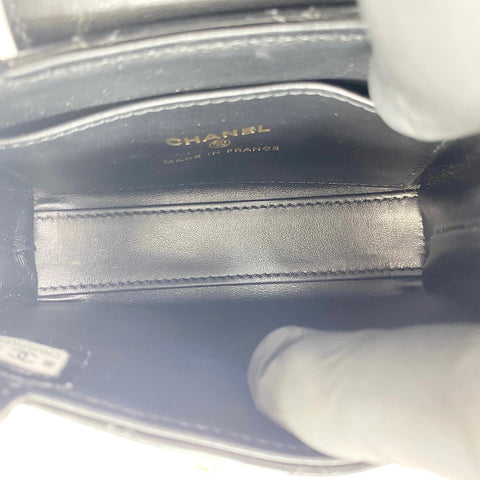 CHANEL Matelasse Shoulder Bag black WS34969