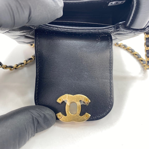 CHANEL Matelasse Shoulder Bag black WS34969