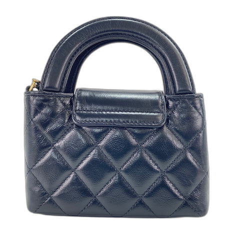 CHANEL Matelasse Shoulder Bag black WS34969