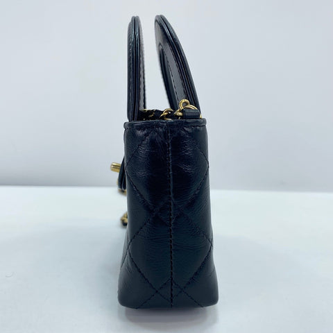 CHANEL Matelasse Shoulder Bag black WS34969