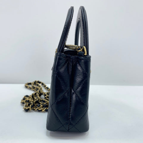 CHANEL Matelasse Shoulder Bag black WS34969