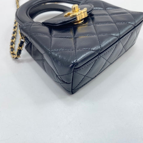 CHANEL Matelasse Shoulder Bag black WS34969