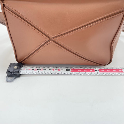 LOEWE Puzzle Bag Mini 2WAY Handbag Brown WS34972