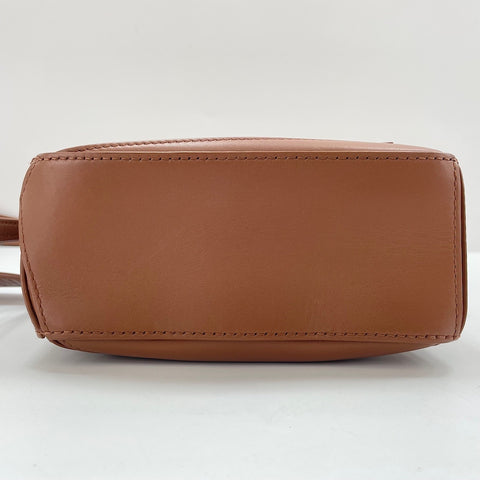 LOEWE Puzzle Bag Mini 2WAY Handbag Brown WS34972