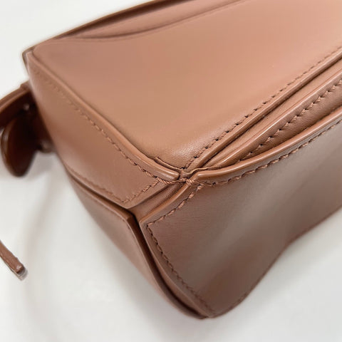 LOEWE Puzzle Bag Mini 2WAY Handbag Brown WS34972