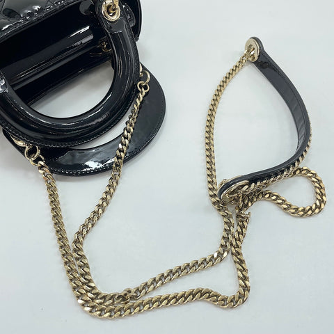 Christian Dior Lady Christian Dior mini 2WAY Handbag black WS34973