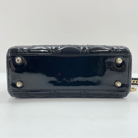 Christian Dior Lady Christian Dior mini 2WAY Handbag black WS34973