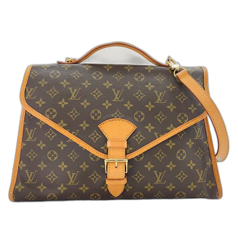 LOUIS VUITTON Beverly Handbag Brown WS34977