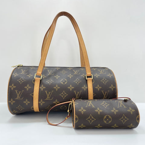 LOUIS VUITTON Papillon 30 Handbag Brown WS34978
