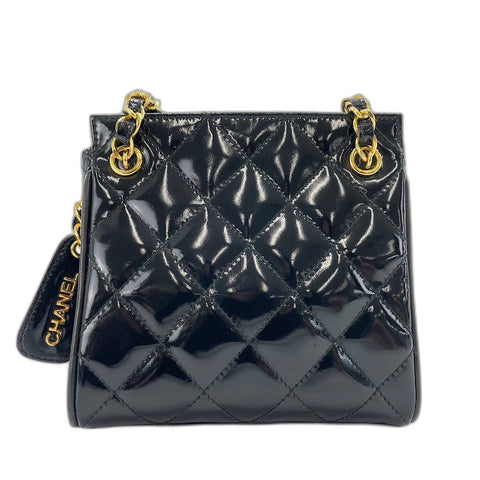CHANEL Matelasse Shoulder Bag black WS34980
