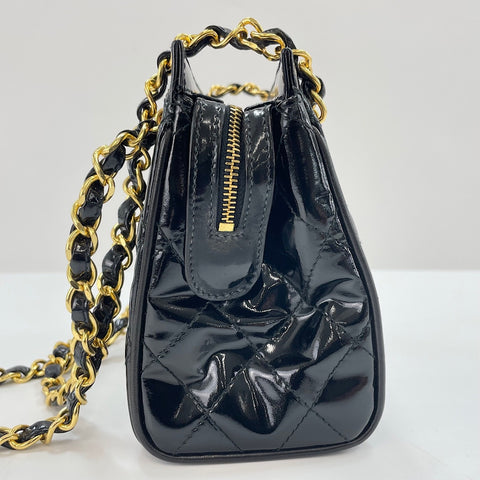 CHANEL Matelasse Shoulder Bag black WS34980
