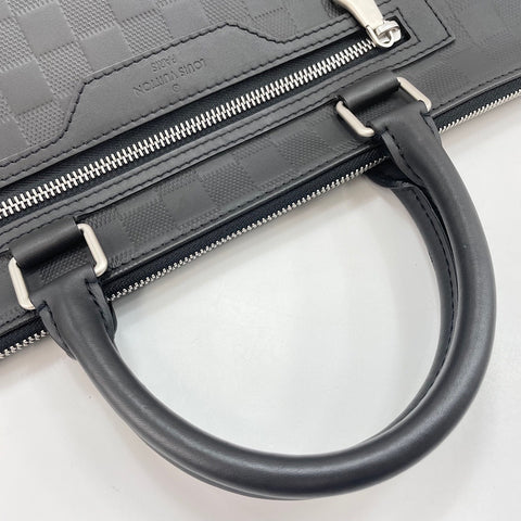 LOUIS VUITTON Avenue Briefcase Handbag black WS34981