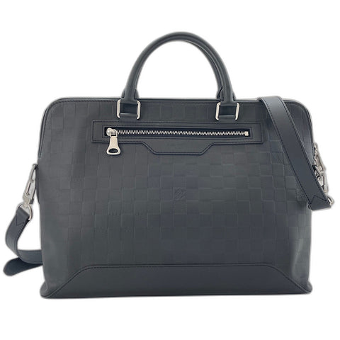 LOUIS VUITTON Avenue Briefcase Handbag black WS34981