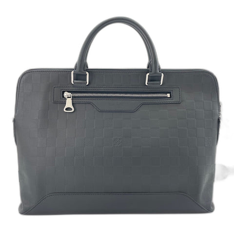 LOUIS VUITTON Avenue Briefcase Handbag black WS34981