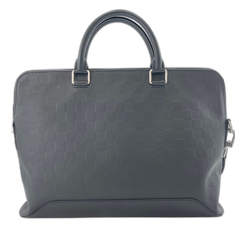 LOUIS VUITTON Avenue Briefcase Handbag black WS34981
