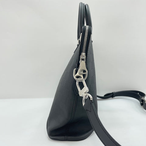 LOUIS VUITTON Avenue Briefcase Handbag black WS34981