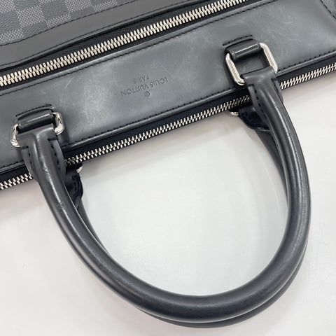 LOUIS VUITTON Porte Document Jules NM Handbag black WS34982