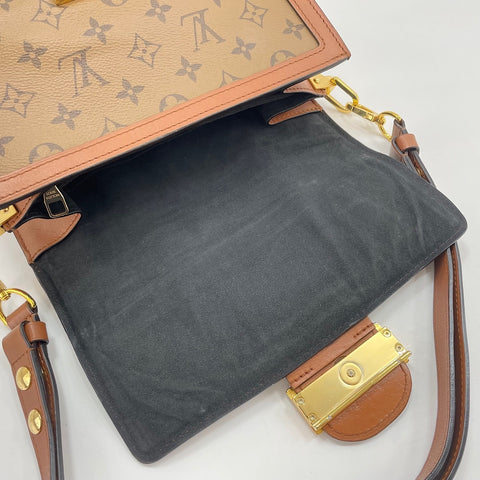 LOUIS VUITTON Dauphine MM Shoulder Bag Brown WS34988