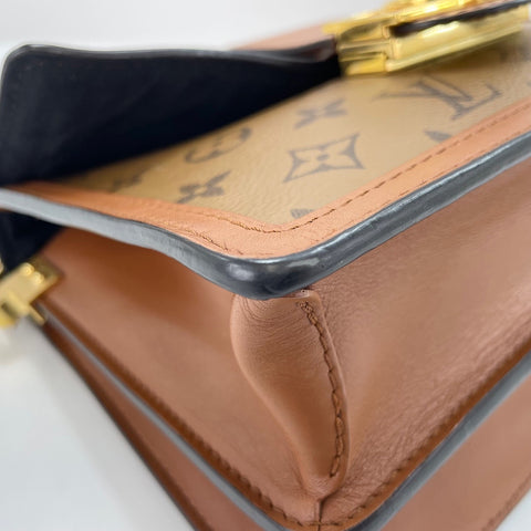 LOUIS VUITTON Dauphine MM Shoulder Bag Brown WS34988