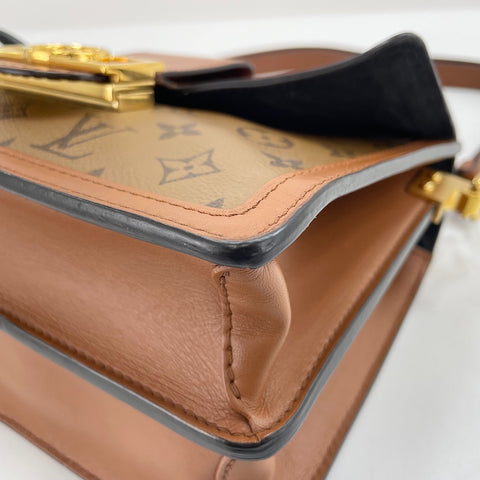 LOUIS VUITTON Dauphine MM Shoulder Bag Brown WS34988