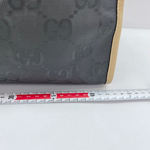 GUCCI Obzagrid 2WAY Handbag gray WS34991