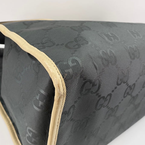 GUCCI Obzagrid 2WAY Handbag gray WS34991