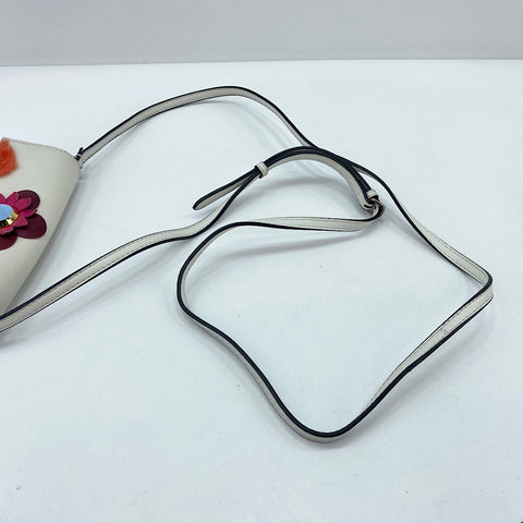 FENDI Micro bucket Shoulder Bag white WS34992