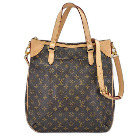 LOUIS VUITTON Odeon GM Handbag Brown WS34993