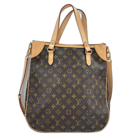 LOUIS VUITTON Odeon GM Handbag Brown WS34993