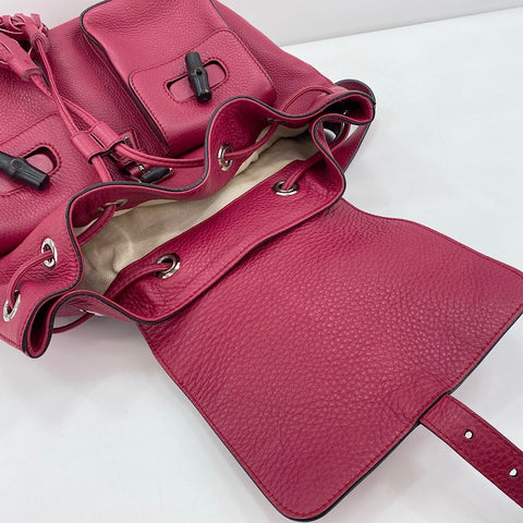 GUCCI Tassel Backpack Â· Daypack pink WS34995