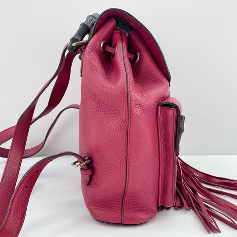 GUCCI Tassel Backpack Â· Daypack pink WS34995