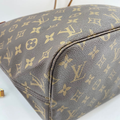 LOUIS VUITTON Neverfull MM Tote Bag Brown WS34996