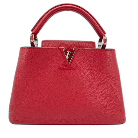 LOUIS VUITTON Parciana Capucines BB Handbag Red WS34997