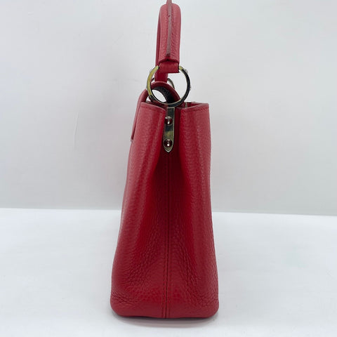 LOUIS VUITTON Parciana Capucines BB Handbag Red WS34997