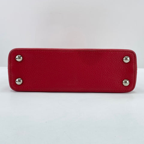 LOUIS VUITTON Parciana Capucines BB Handbag Red WS34997