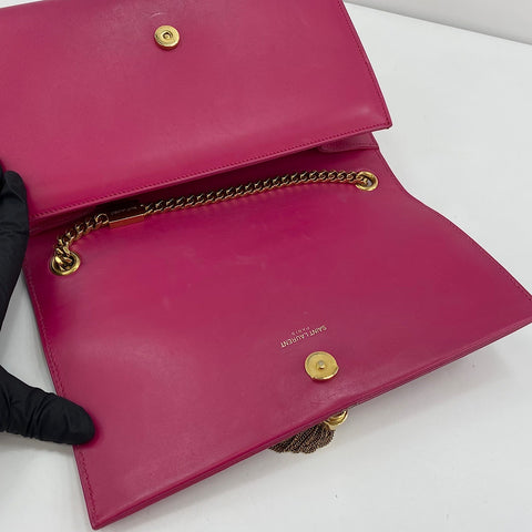YVES SAINT LAURENT Tassel Kate Tassel Shoulder Bag pink WS35000