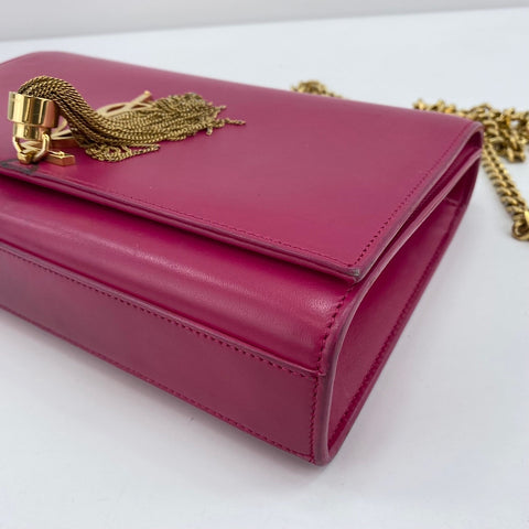 YVES SAINT LAURENT Tassel Kate Tassel Shoulder Bag pink WS35000